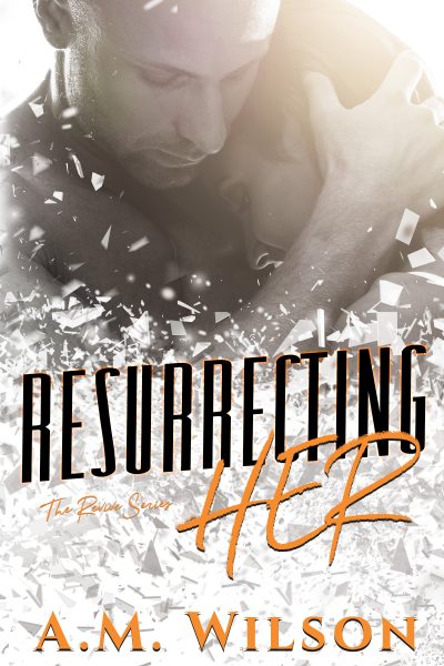 A couple embracing with a shattered glass effect overlay